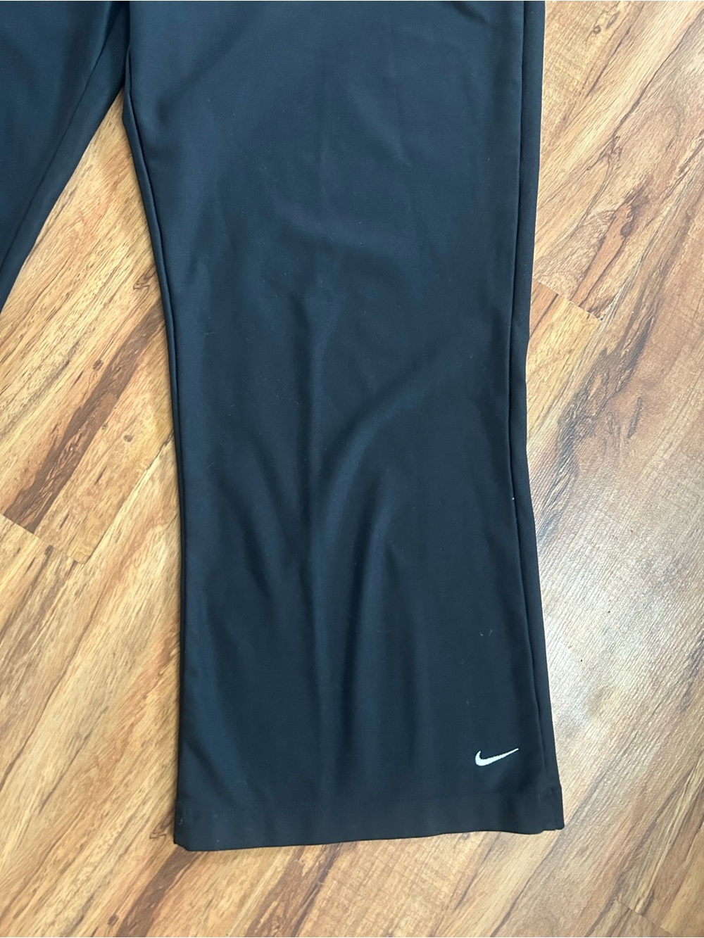 Vintage Y2K Nike Cropped Wide Leg Leggings Womens Size M - Picture 2 of 7